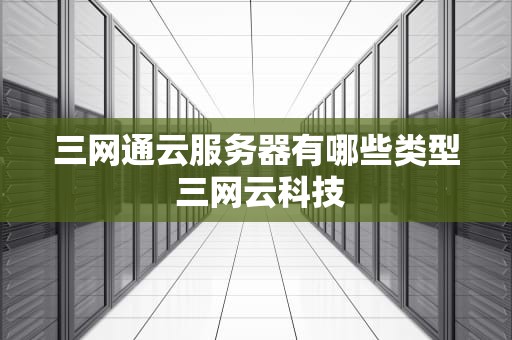 三网通云服务器有哪些类型 三网云科技