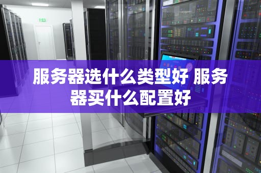 服务器选什么类型好 服务器买什么配置好