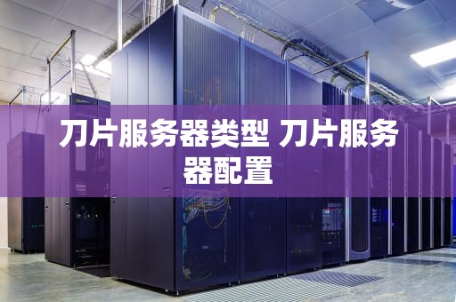 刀片服务器类型 刀片服务器配置