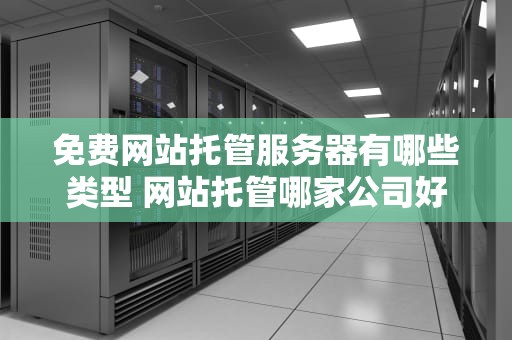 免费网站托管服务器有哪些类型 网站托管哪家公司好