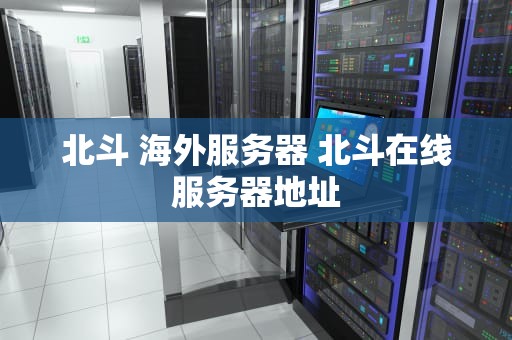 北斗 海外服务器 北斗在线服务器地址