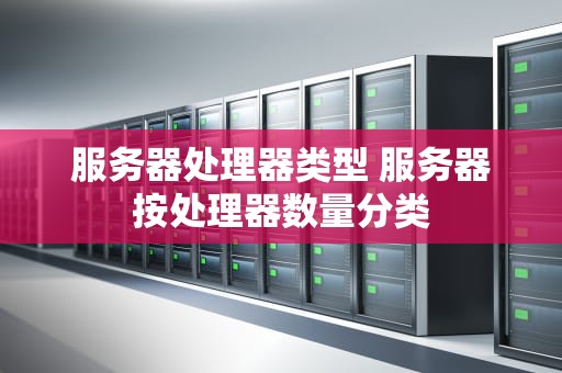 服务器处理器类型 服务器按处理器数量分类
