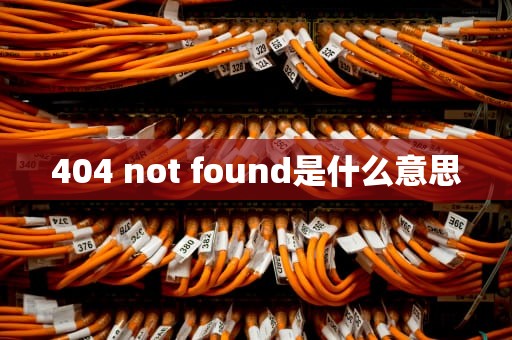 404 not found是什么意思