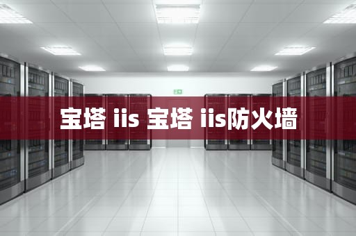 宝塔 iis 宝塔 iis防火墙
