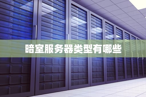 暗室服务器类型有哪些