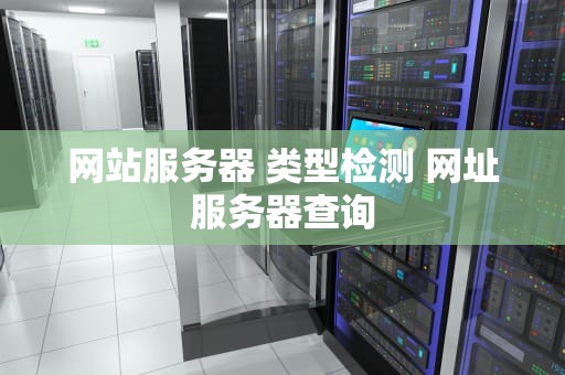 网站服务器 类型检测 网址服务器查询