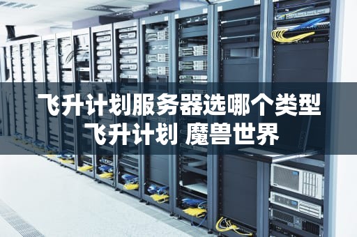 飞升计划服务器选哪个类型 飞升计划 魔兽世界