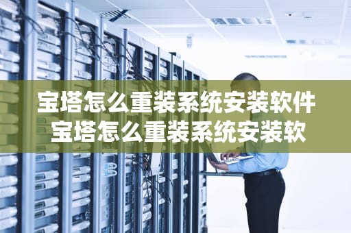 宝塔怎么重装系统安装软件 宝塔怎么重装系统安装软件包