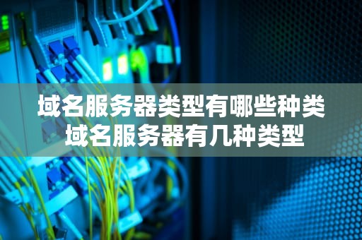 域名服务器类型有哪些种类 域名服务器有几种类型