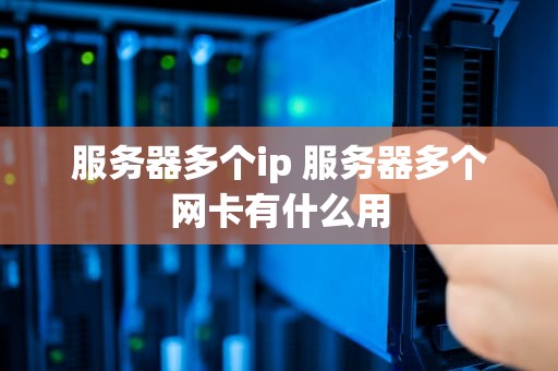 服务器多个ip 服务器多个网卡有什么用