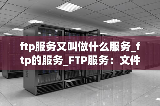 ftp服务又叫做什么服务_ftp的服务_FTP服务：文件传输协议的深度解析