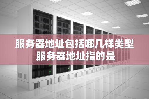 服务器地址包括哪几样类型 服务器地址指的是