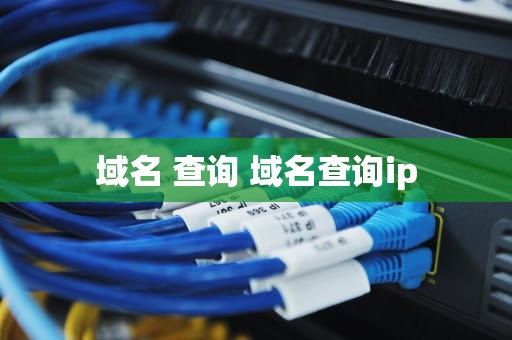 域名 查询 域名查询ip