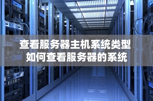 查看服务器主机系统类型 如何查看服务器的系统