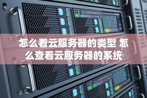 怎么看云服务器的类型 怎么查看云服务器的系统