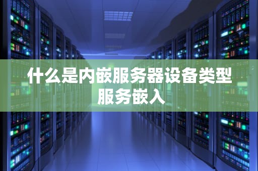 什么是内嵌服务器设备类型 服务嵌入