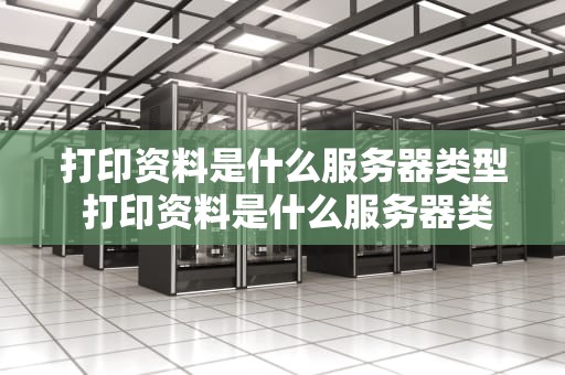 打印资料是什么服务器类型 打印资料是什么服务器类型的
