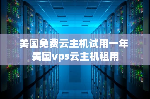 美国免费云主机试用一年 美国vps云主机租用