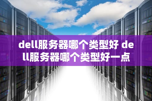 dell服务器哪个类型好 dell服务器哪个类型好一点