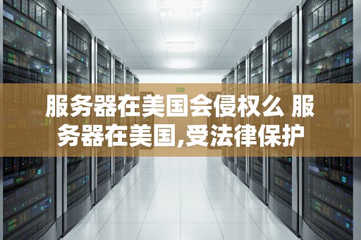 服务器在美国会侵权么 服务器在美国,受法律保护