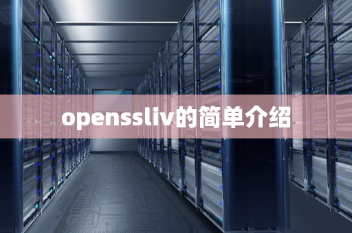 openssliv的简单介绍