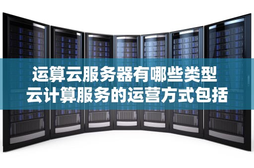 运算云服务器有哪些类型 云计算服务的运营方式包括哪几种？