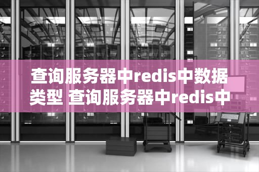 查询服务器中redis中数据类型 查询服务器中redis中数据类型是什么
