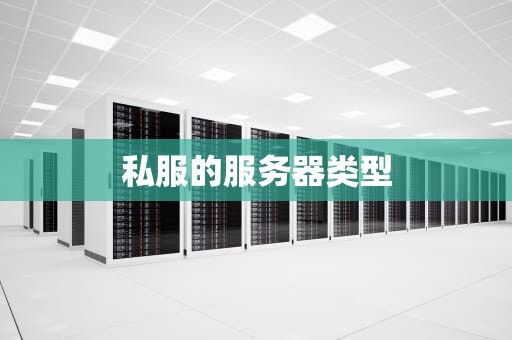 私服的服务器类型