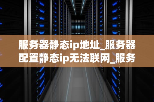 服务器静态ip地址_服务器配置静态ip无法联网_服务器静态IP地址的深度解析