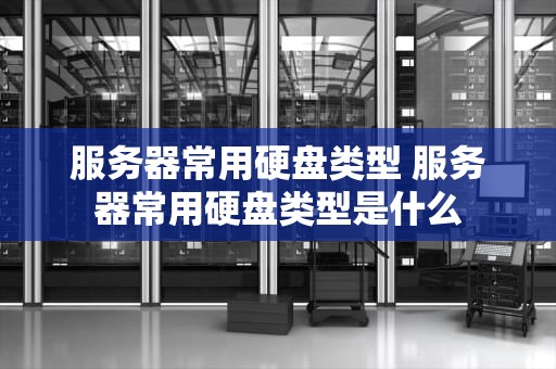 服务器常用硬盘类型 服务器常用硬盘类型是什么