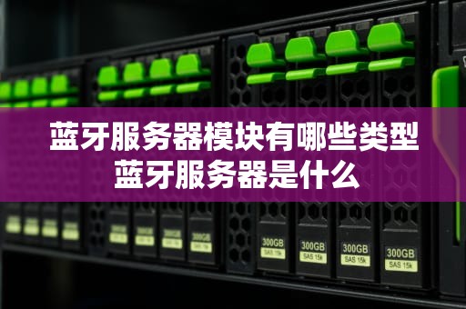 蓝牙服务器模块有哪些类型 蓝牙服务器是什么