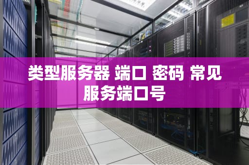 类型服务器 端口 密码 常见服务端口号