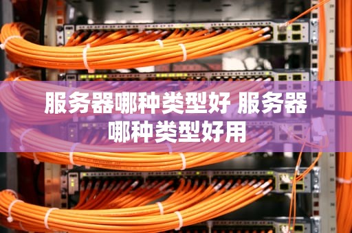 服务器哪种类型好 服务器哪种类型好用