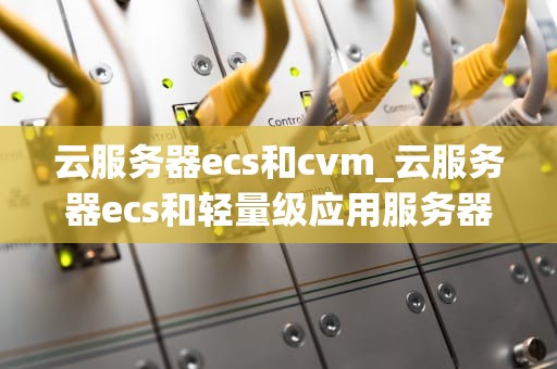云服务器ecs和cvm_云服务器ecs和轻量级应用服务器_深入理解云服务器ECS和CVM