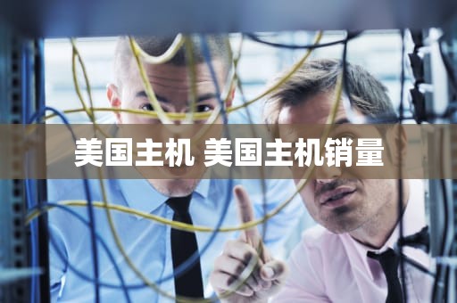 美国主机 美国主机销量