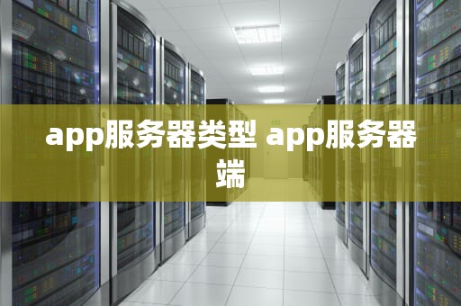 app服务器类型 app服务器端