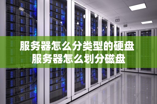 服务器怎么分类型的硬盘 服务器怎么划分磁盘