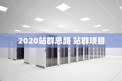 2020站群思路 站群项目