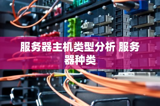 服务器主机类型分析 服务器种类