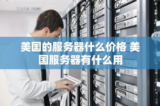 美国的服务器什么价格 美国服务器有什么用