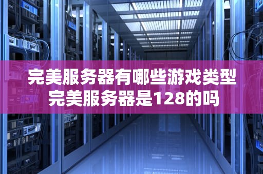 完美服务器有哪些游戏类型 完美服务器是128的吗