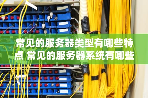 常见的服务器类型有哪些特点 常见的服务器系统有哪些