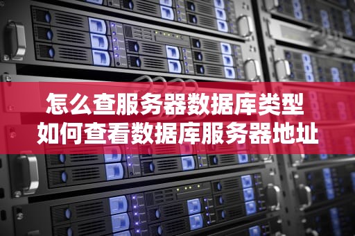 怎么查服务器数据库类型 如何查看数据库服务器地址