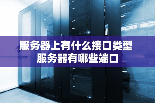 服务器上有什么接口类型 服务器有哪些端口