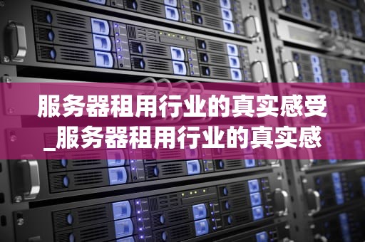 服务器租用行业的真实感受_服务器租用行业的真实感受是什么_服务器租用行业的真实感受