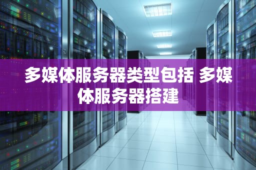 多媒体服务器类型包括 多媒体服务器搭建