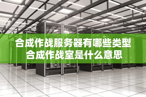 合成作战服务器有哪些类型 合成作战室是什么意思