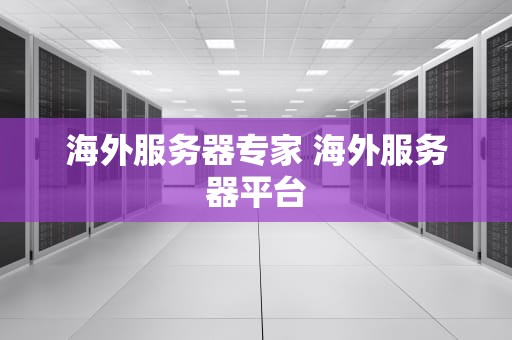 海外服务器专家 海外服务器平台