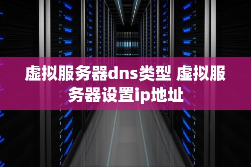 虚拟服务器dns类型 虚拟服务器设置ip地址