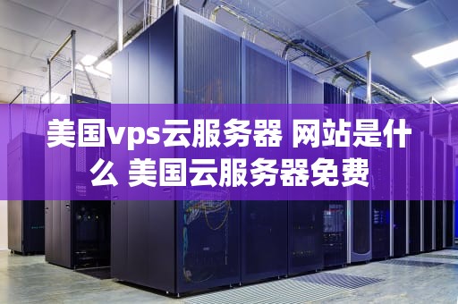 美国vps云服务器 网站是什么 美国云服务器免费